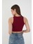 Halter Yaka Fitilli Askılı Crop Atlet Bluz 2