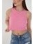 Halter Yaka Fitilli Askılı Crop Atlet Bluz 5