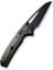 Sentinel Strike Flipper & Thumb Stud & Button Lock Knife Black Aluminum & Frn Handle Çakı 3