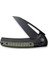 Sentinel Strike Flipper & Thumb Stud & Button Lock Knife Black Aluminum & Frn Handle Çakı 4