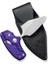Typhoeus Adjustable Fixed Blade Knife Purple G10 Handle Bıçak 5