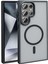 Samsung Galaxy S25 Ultra Kılıf Magsafe Şarj Özellikli Mat Arka Yüzey Zore Sio Kapak + Nano Ekran Koruyucu 2