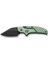 Typhoeus Adjustable Fixed Blade Knife Green Aluminum Handle Bıçak 1
