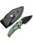 Typhoeus Adjustable Fixed Blade Knife Green Aluminum Handle Bıçak 3