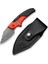 Typhoeus Adjustable Fixed Blade Knife Red,black Aluminum Handle Damascus Bıçak 2