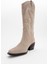 Pietro Bej Deri Süet Kadın Western Çizme 3