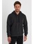 Erkek Tam Fermuarlı Kapüşonlu Yandan Cepli Sweatshirt 1