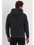 Erkek Tam Fermuarlı Kapüşonlu Yandan Cepli Sweatshirt 4