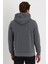 Erkek Tam Fermuarlı Kapüşonlu Yandan Cepli Sweatshirt 4