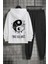Uygun Tarz Unisex Yin & Yang Baskılı Eşofman Takımı 1