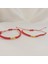 Red String Kırmızı Ip Çift Bileklik Sevgili Bilekliği Kırmızı Ip Bileklik Boncuklu Ip Bileklik 3