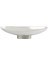 Gümüş Oval Metal Kase 45X18X10 cm 1