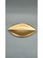 Gold Yaprak Servis Tabağı 37X19 cm 2