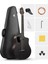 Donner Rısıng-G1 Carbon Fiber Akustik Gitar Seti (Siyah) 1