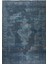 Blues Şönil Vintage Desenli Dokuma Taban Dekoratif Halı Kilim Yolluk Dijital Baskı Halı Yıkanabilir 2