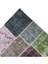 Patchwork2 Desenli Şönil Dokuma Taban Dekoratif Halı Kilim Yolluk Dijital Baskı Halı Yıkanabilir 4