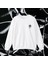Sueso Store Eyes Gözler Unisex Nakışlı Y2K Beyaz Sweatshirt 1