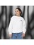 Sueso Store Spider Örümcek Nakışlı Y2K Beyaz Sweatshirt 4