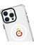 Apple iPhone 16 Galatasaray Magsafe Parçalı Logo Şeffaf Telefon Kılıfı 2