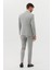 Erkek Ekstra Slim Fit Yelekli Takım Elbise - Gri 3