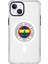 Apple iPhone 14 Fenerbahçe Magsafe Logo Şeffaf Telefon Kılıfı 1