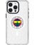 Apple iPhone 15 Pro Max Fenerbahçe Magsafe Logo Şeffaf Telefon Kılıfı 1