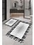 Dijital Baskı Modern Banyo Halısı Ikili Banyo Paspası RVG5-0648 100 x 60+60 x 50 cm 1
