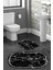 Dijital Baskı Modern Banyo Halısı Ikili Banyo Paspası RVG5-HT795 100 x 60+60 x 50 cm 1