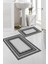 Dijital Baskı Modern Banyo Halısı Ikili Banyo Paspası RVG5-FNL477 100 x 60+60 x 50 cm 1
