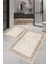 Dijital Baskı Modern Banyo Halısı Ikili Banyo Paspası RVG5-1499 100 x 60+60 x 50 cm 1