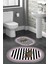 Dijital Baskı Modern Banyo Halısı Ikili Banyo Paspası LNA5-HS534 100 x 60+60 x 50 cm 1