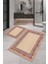 Dijital Baskı Modern Banyo Halısı Ikili Banyo Paspası LNA5-SD322 100 x 60+60 x 50 cm 1