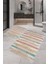 Dijital Baskı Modern Banyo Halısı Ikili Banyo Paspası LNA5-1723 100 x 60+60 x 50 cm 1