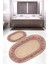 Dijital Baskı Modern Banyo Halısı Ikili Banyo Paspası LNA5-3028 100 x 60+60 x 50 cm 1