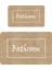 Dijital Baskı Modern Banyo Halısı Ikili Banyo Paspası LNA5289 100 x 60+60 x 50 cm 2