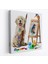 Ressam Yavru Köpek Dekoratif Kanvas TABLO-5845 1