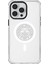 Apple iPhone 14 Pro Max Fenerbahçe Magsafe Monochrome Logo Şeffaf Telefon Kılıfı 1