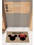 Modern Dijtal Baskı Kahverengi Hello Mick Mouse Kapı Önü Paspası 1