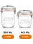 Bistrot 4'Lü Cam Kavanoz Seti (2 Adet 580 Ml - 2 Adet 425 Ml) 1