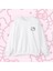 Sueso Store Hello Kitty Yazılı Unisex Nakışlı Y2K Beyaz Sweatshirt 1