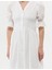 Kadın Ekru Regular Fit Dokuma Elbise 50262635-VR019 6