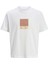 Jorıslıngton Aop Front Tee Ss Crew Neck Erkek Beyaz Tshirt 12273019-01 1