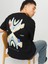Jorporto Pattern Tee Ss Crew Neck Erkek Siyah Tshirt 12273694-02 4