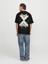 Jorporto Pattern Tee Ss Crew Neck Erkek Siyah Tshirt 12273694-02 5