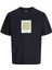 Jorıslıngton Aop Front Tee Ss Crew Neck Erkek Siyah Tshirt 12273019-02 1