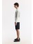 Erkek Ekru Bisiklet Yaka Baskılı Bi Stretch Interlok Sweatshirt A51y1227 3