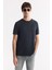 Erkek Gri Eskitme Yıkamalı Pamuklu Elastan Berlin Slim Fit Jean Pantolon A51Y3517 1