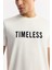 Erkek Ekru Bisiklet Yaka Baskılı Bi Stretch Interlok T-shirt A51y1166 2
