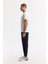 Erkek Ekru Bisiklet Yaka Baskılı Bi Stretch Interlok T-shirt A51y1166 3