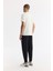 Erkek Ekru Bisiklet Yaka Baskılı Bi Stretch Interlok T-shirt A51y1166 4